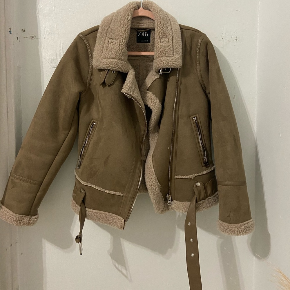 Faux Shearling Coat// Worn a few times.